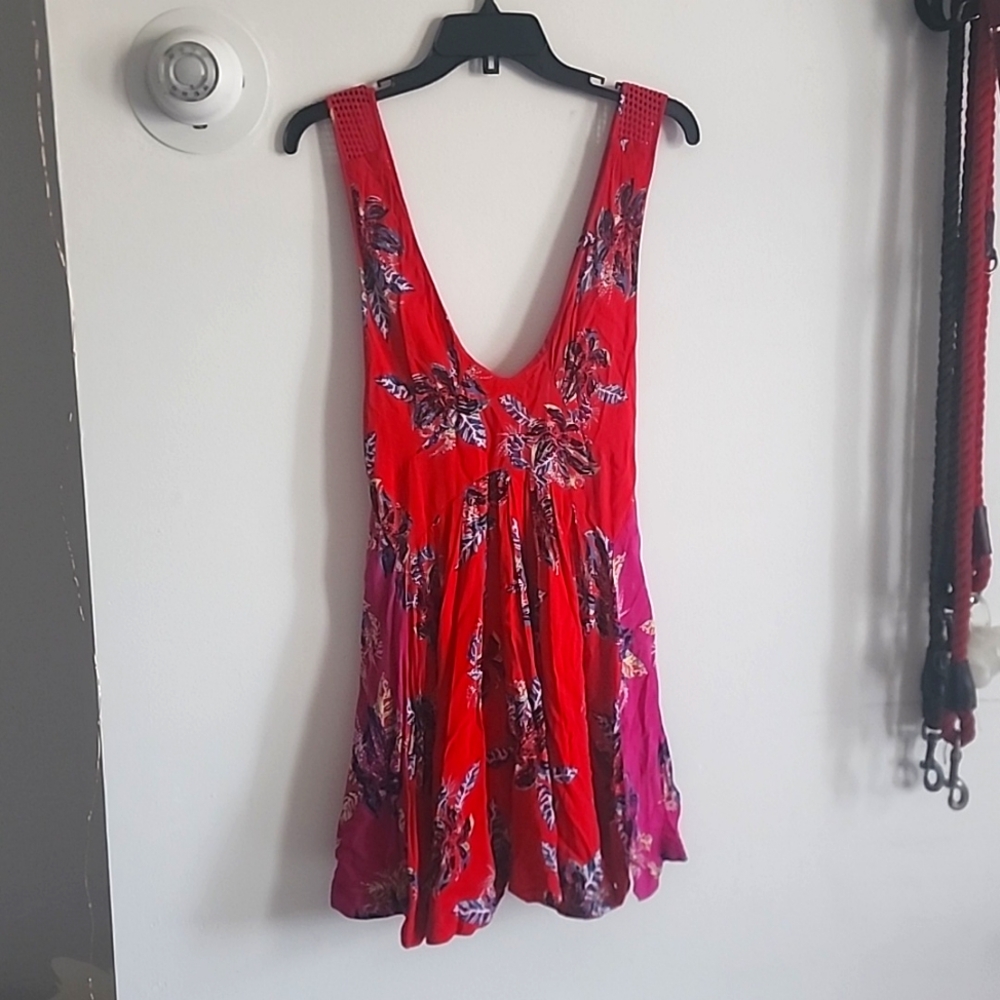 Free People Thought It Was A Dream Printed Mini Dress (Size XS)